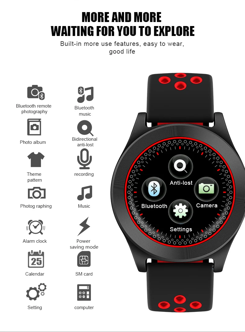 Спортивные Смарт часы TF8 Профессиональные Водонепроницаемые фитнес с Bluetooth