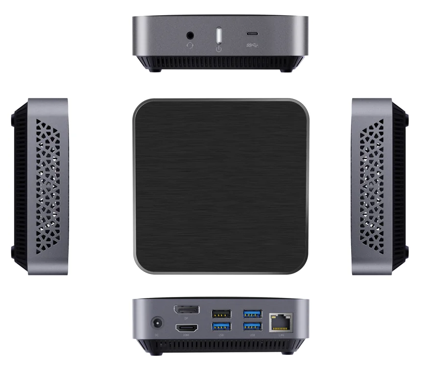 Мини-ПК AM02 на Win10 Linux AMD Athlon 300U 8 ГБ/16 ГБ ОЗУ 128 ГБ/256 ГБ/512 ГБ/1 ТБ SSD WIFI BT VGA HD USB 3 0 RJ45 LAN |