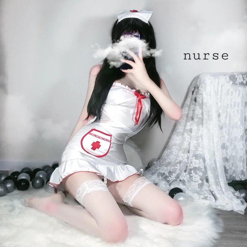Сексуальное нижнее белье для косплея форма медсестры женский сексуальный