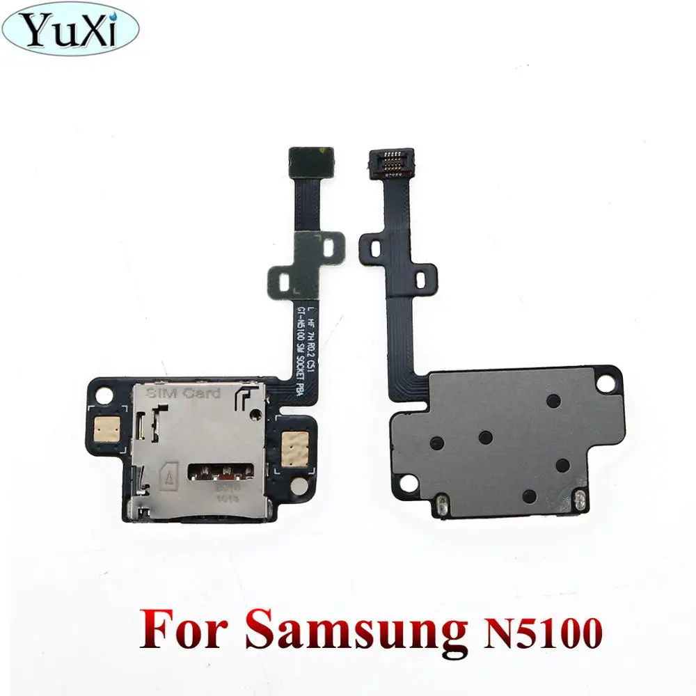 Лоток для Sim карты YuXi держатель слота гибкий кабель запасные части Samsung Galaxy Note 8 0 GT