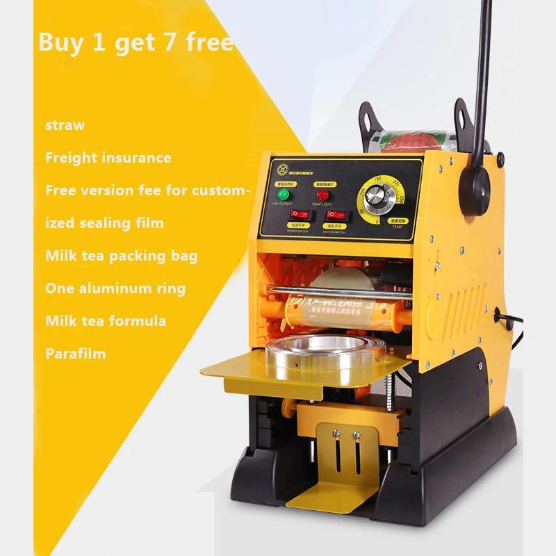 Коммерческая Бытовая полуавтоматическая машина для запечатывания пластиковых