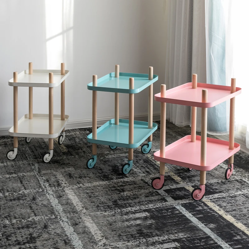 Скандинавская полка тележка для дома гостиной чайного стола спальни кухни
