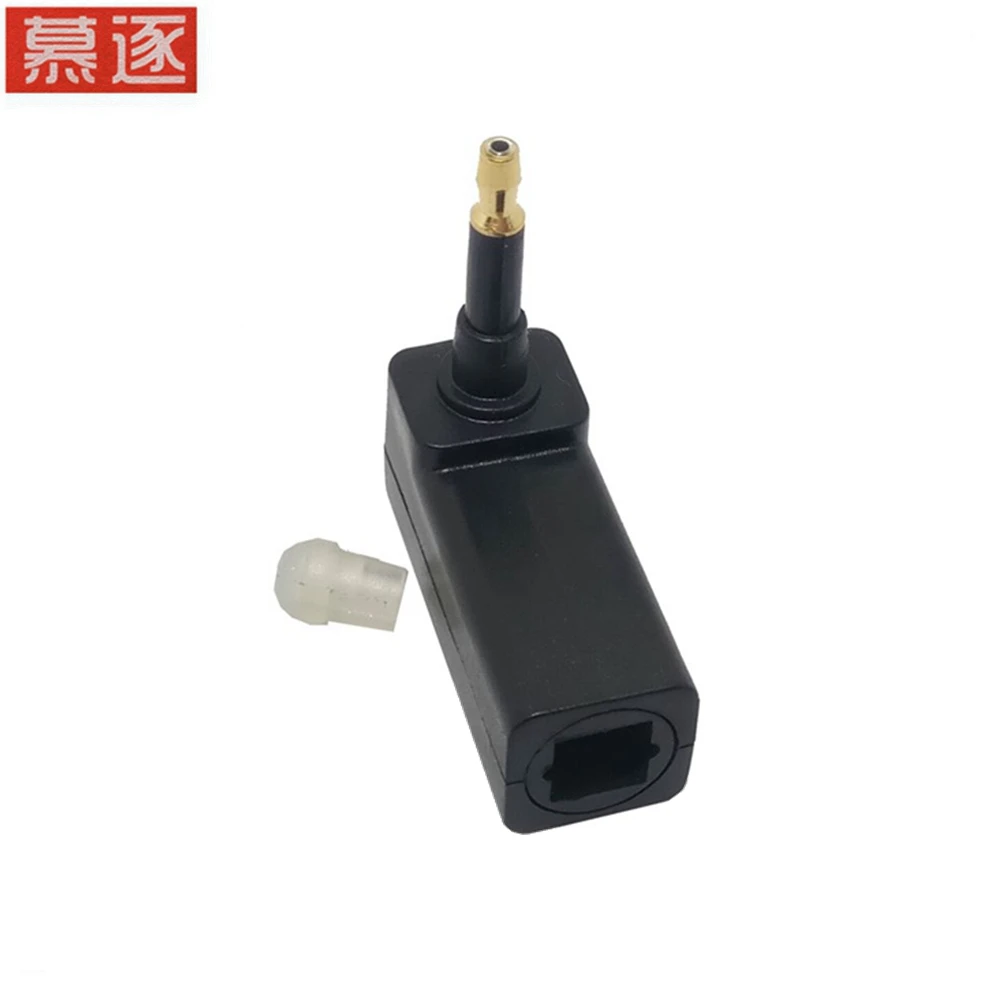 Фото Für Toslink Kabel Für TV BoxToslink Digital Optical Jack Zu 3,5 мм Mini Stecker 90 Grad Audio Adapter Stecker Rechten winkel Stec №2