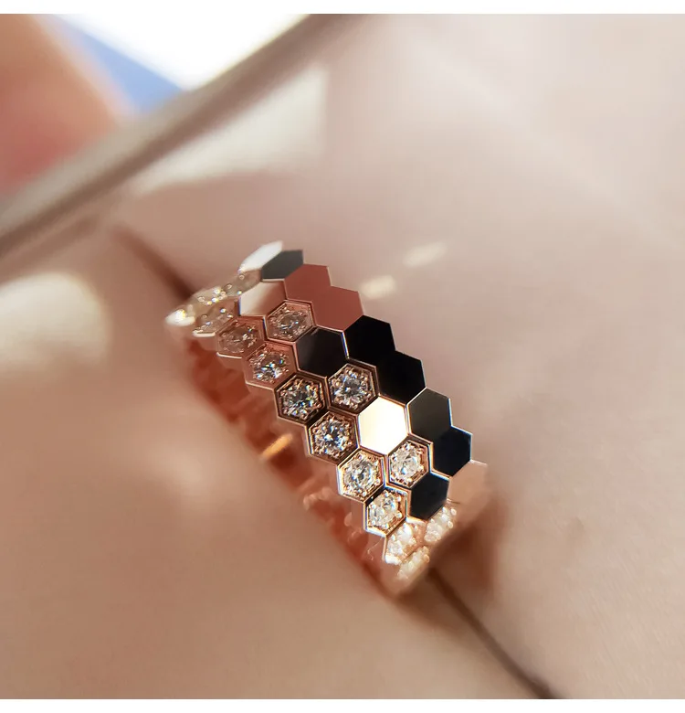 Женское кольцо Вечность обещания обручальное из стерлингового серебра 925 пробы с