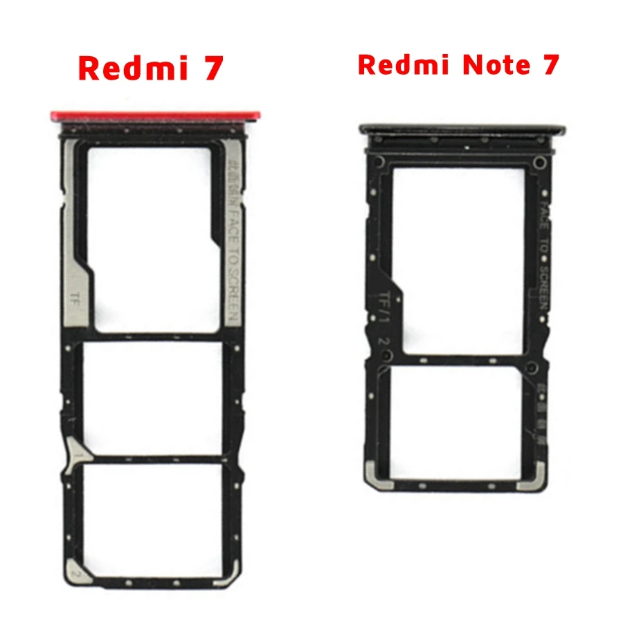 Держатель для SIM-карты Xiaomi Redmi Note 7 S Pro адаптер со слотом Micro SD-карты |