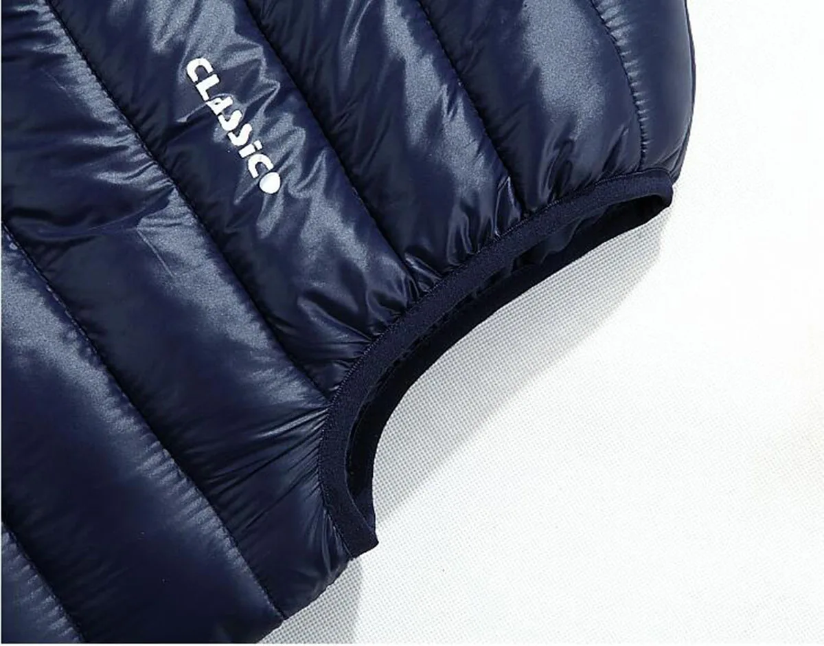 

Winter Men's Oversize Vest Solid Casual slim cotton short waistcoat Zipper Cardigan Stand-up collar sleeveless garment