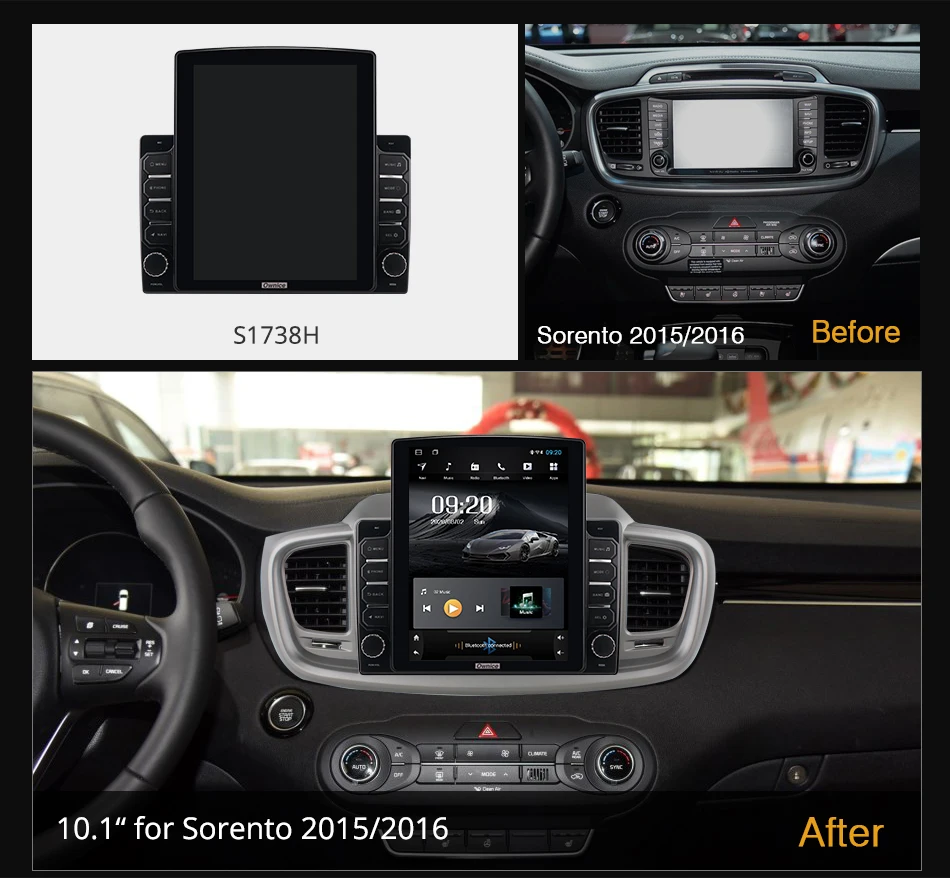 Ownice Tesla стиль DSP 4G LTE Android 10 0 автомобильный dvd-плеер для KIA Sorento 2015 2016 GPS Navi карта Wifi RDS