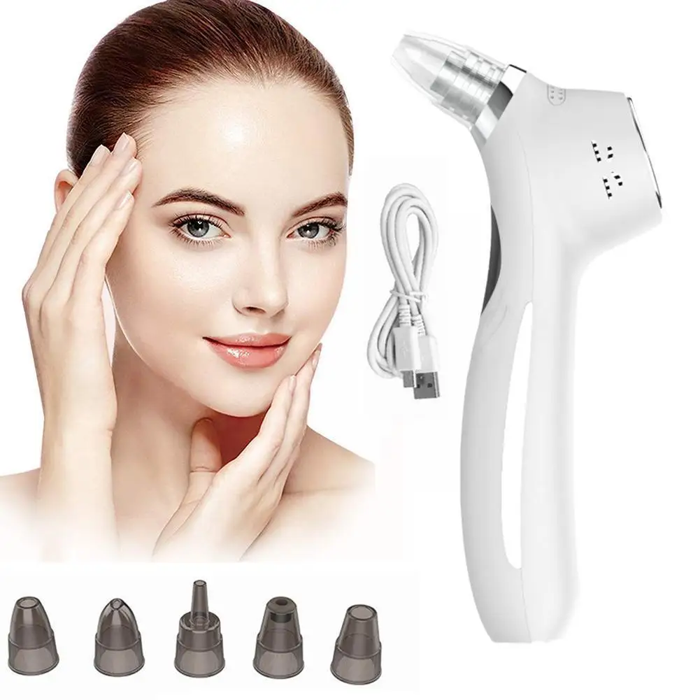 

Blackhead Remover Vacuum Cleaner Skin Pore Suction Tool Cold Hammer Pore Extractor Facial Skin Cleanser Dot Black Acne Care G9E7