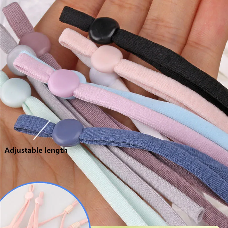 10 шт. Регулируемая Маска для шитья эластичный шнур с пряжкой эластичная маска