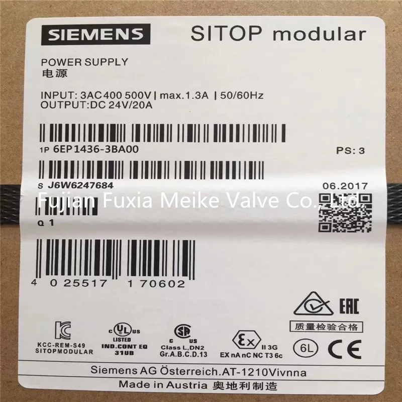 Stock Original Siemens PLC Module  6EP1436-3BA00 6EP1436-3BAOO