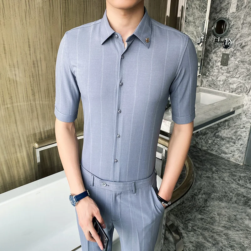 Модные 2021 новые мужские комплекты нижнего белья Летняя мужская рубашка для