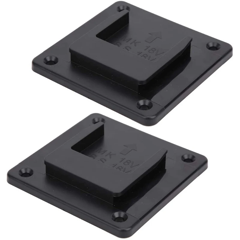 2pcs machine holder wall mount storage bracket fixing devices for makita 18v electric tool battery tools accessories free global shipping