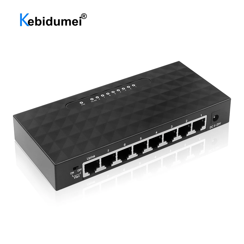8 Порты коммутатор Gigabit Ethernet интеллектуальный высокое Performance1000Mbps сетевой RJ45