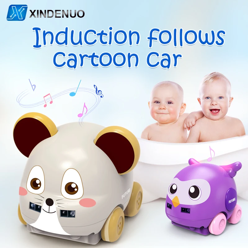 2 4g Индукционная машинка на радиоуправлении мультяшная мышь Сова животное кукла