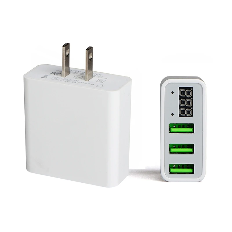 3 USB порта 4 А адаптер для быстрой зарядки/интеллектуальное напряжение цифровой