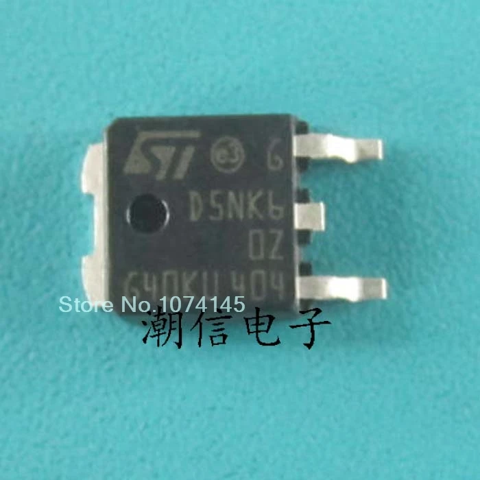 

10pcs/lot D5NK60Z STD5NK60Z 5A 600V