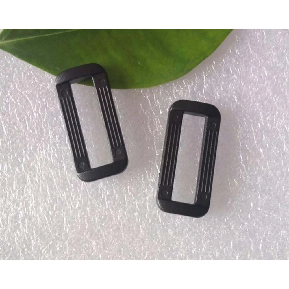 DIY 100 шт./лот 25 мм 1 дюйм черные регулируемые пряжки три скольжения скользящая