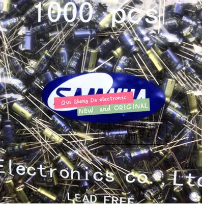 Алюминиевый электролитический конденсатор для Sanhe 47UF50V 47UF6*12 высокая частота