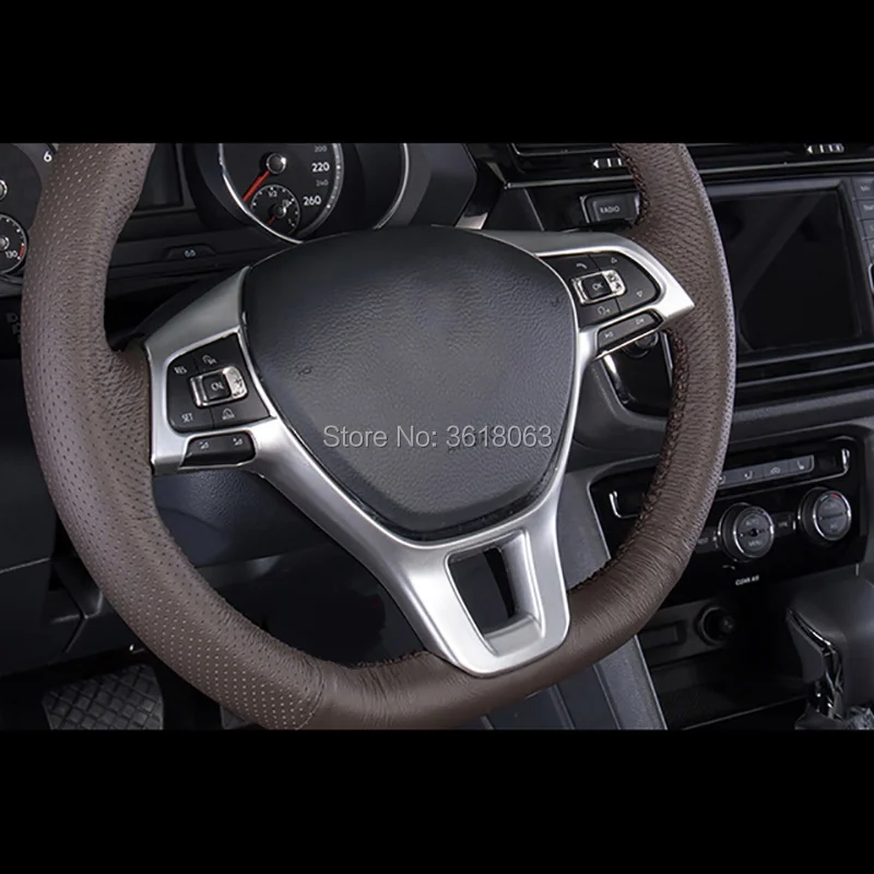 Крышка кнопки рулевого колеса для Volkswagen VW Tiguan 2017-2019 молдинговые отделки рамы