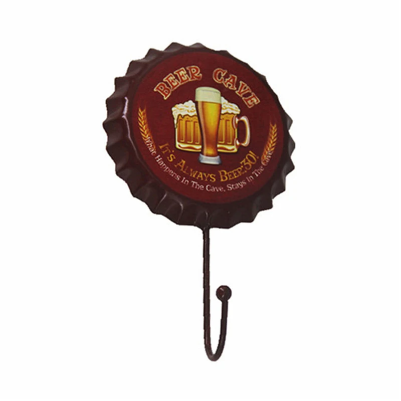 Металлическая табличка для автомобиля маленькая крышка пивной бутылки крючок