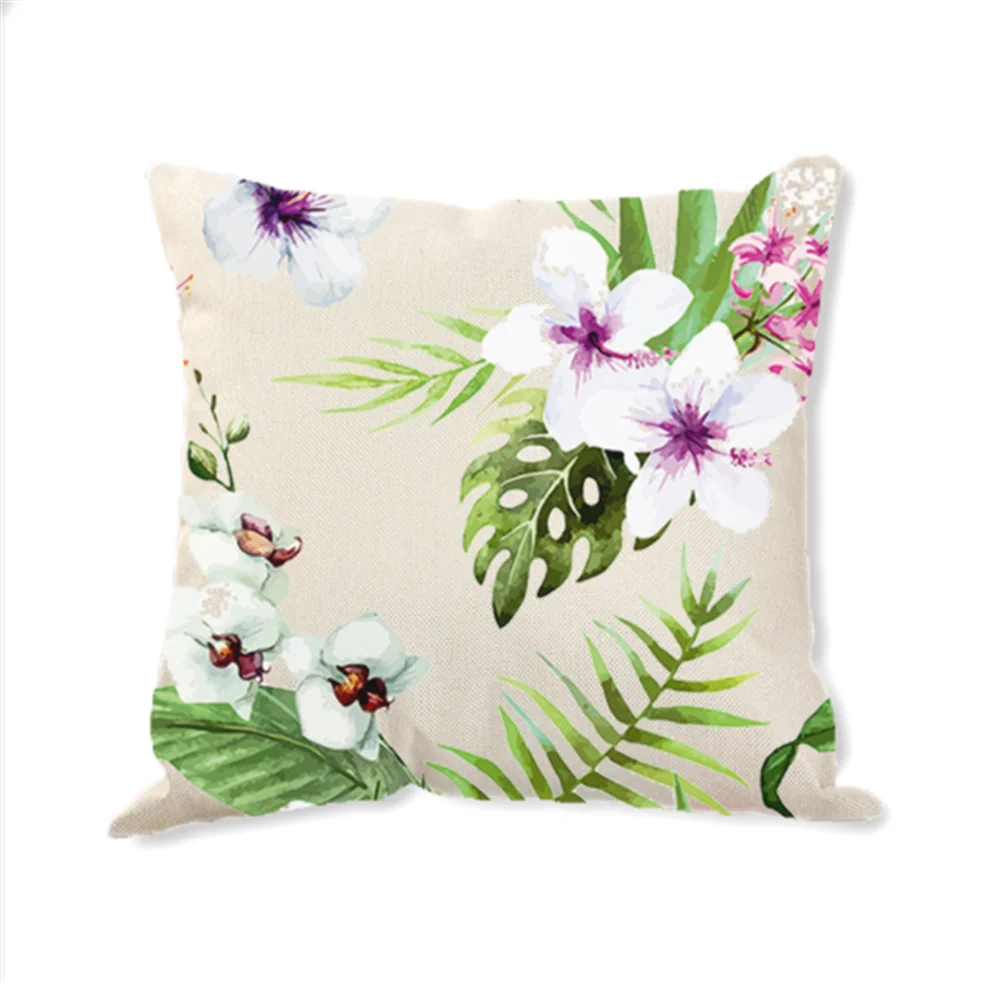 

45 * 45cm Nordic plant style Geometric Cushion Case Sofa bedroom Pillowscase Modern home Decorative