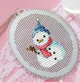 TT Girls DIY ремесло Стич вышивки крестом металлическая Закладка серебро Золотой Рукоделие Вышивка ремесла счетный крест-строчка Kit-6TH - Цвет: Оранжевый