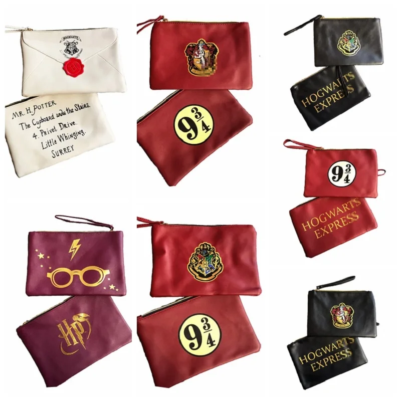 Harries кошельки, держатели для карт, кошелек из ПУ кожи, Поттер, короткий кошелек, хогвартсс экспресс, коллекционные кошельки, косметичка, рождественские подарки