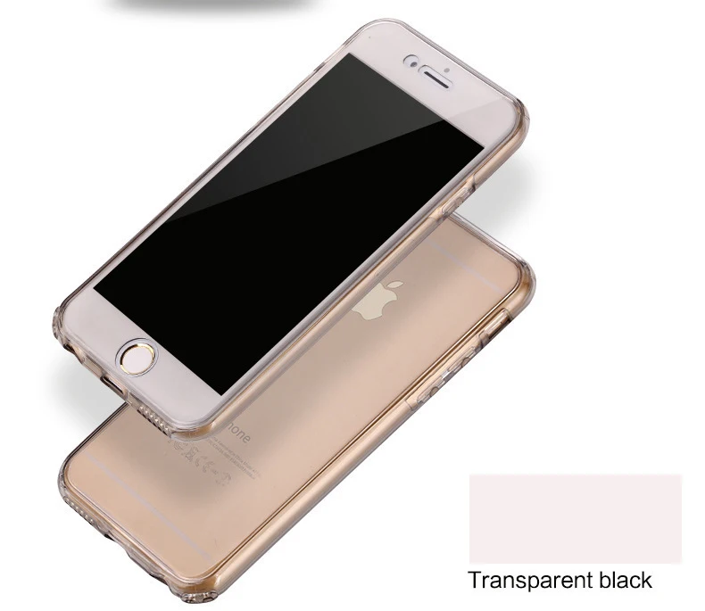 Мягкий силиконовый чехол из ТПУ с полным покрытием 360 градусов для iPhone 13 12 Pro Max Mini