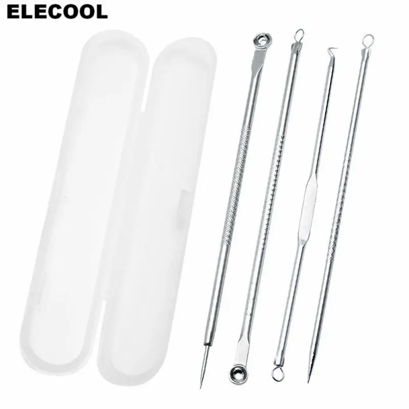 ELECOOL 4 шт./компл. лучший набор инструментов нержавеющая Уход за лицом игольчатый