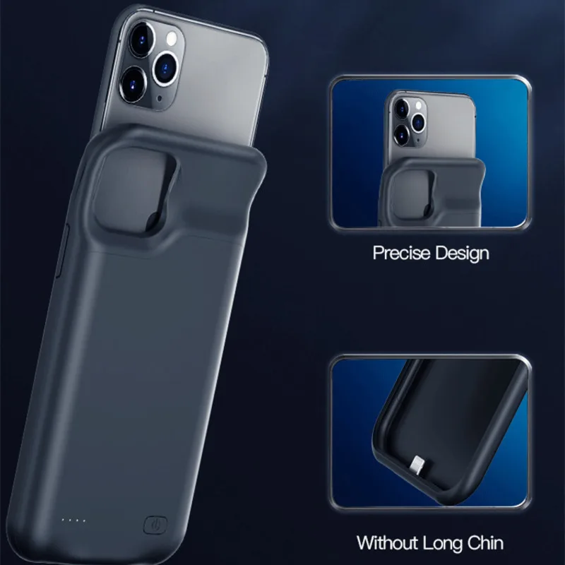 Tanie Dla Iphone 13 Pro Max Etui Na Baterie Dla Iphone 12 11 Pro Max Smart Power Bank Pokrywa ładowarki Dla IPhone XS Max XR 7 8 Plus SE2 SE3