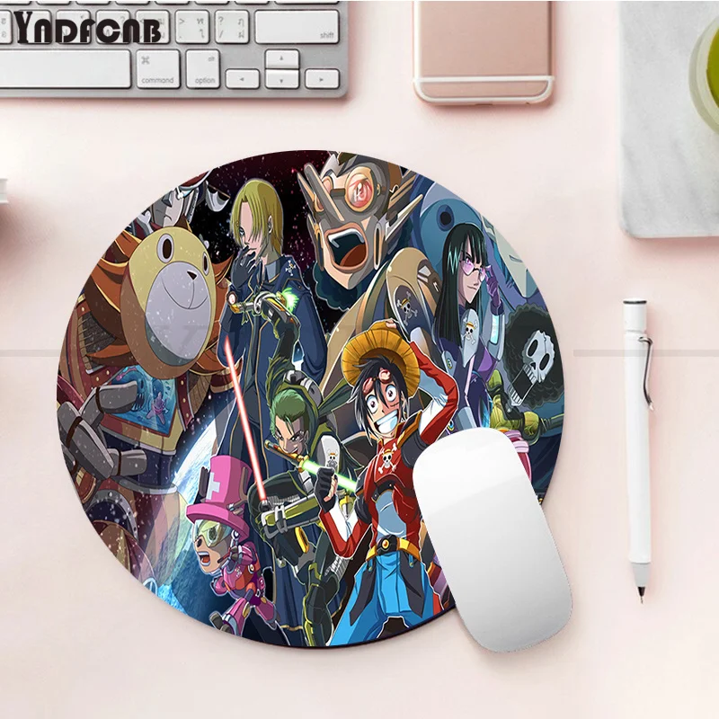 

YNDFCNB 2018 New One Piece Luffy Natural Rubber Gaming mousepad Desk Mat Anti-Slip Laptop PC Mice Pad Mat gaming Mousepad