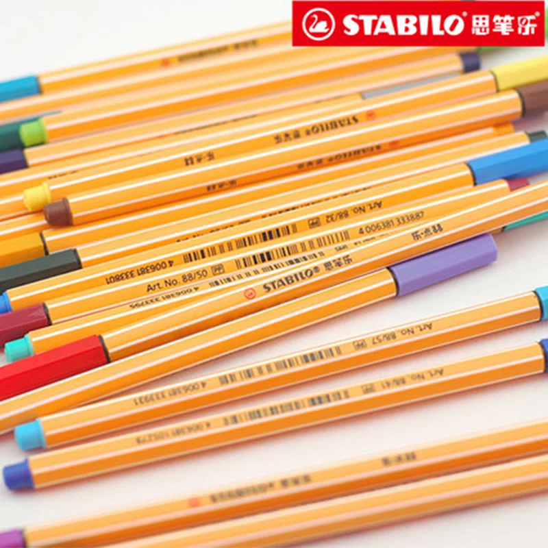 Stabilo Gel Pen 10/20 Color / Set Hook Line Needle Drawing Student Painting Graffiti Stationery Supplies | Канцтовары для офиса и