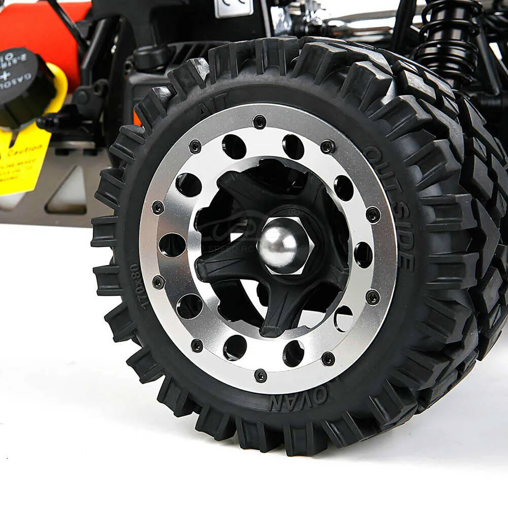 Сплав CNC внешнее кольцо Beadlock набор подходит для 1/5 HPI ROVAN ROFUN KM GTB TS BAJA 5B|Детали и