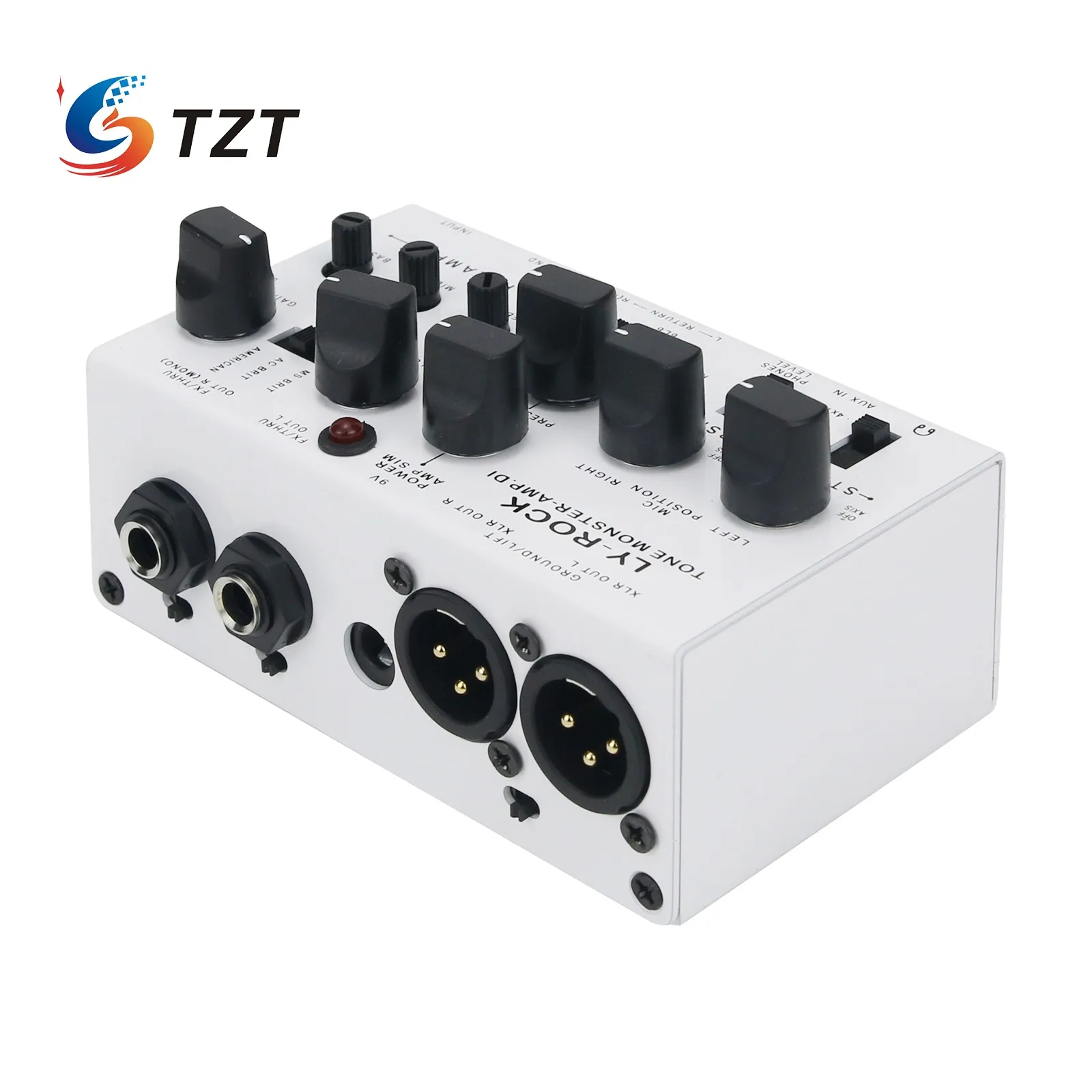 Мощный гитарный Педальный шкаф аналоговый корпус ди-бокс (8-в-1 0-ваттная коробка