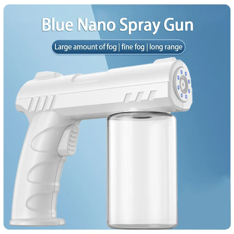 

Disinfectant Mist Gun, Handheld Rechargeable Nano Atomizer Steam Spray Disinfection Sprayer Gun For Home, Office, School, Garden
