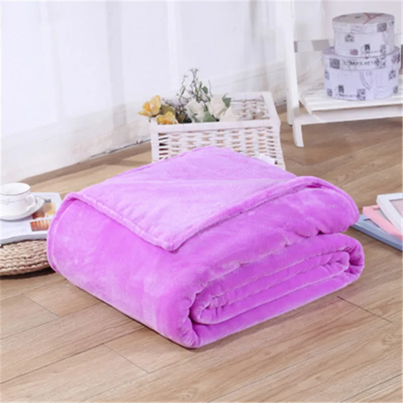 

70*100cm Flannel Comfortable Household Blanket Autumn And Winter Super Soft Keep Warm Sofa/Baby Blanket Baby Blanket