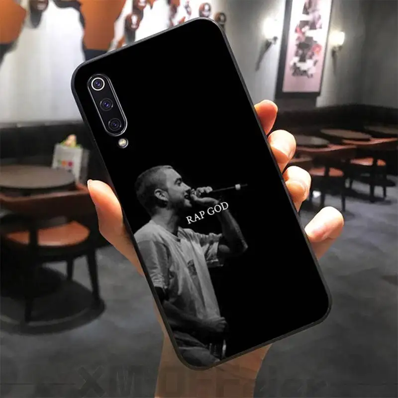 

Eminem rap god Phone Case for xiaomi mi 8 9 8SE 9SE 8Lite mix2 2S max2 3 Pocophone F1
