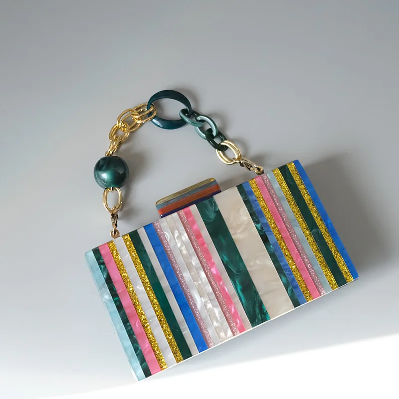 Bolsa Color Marble Pearls