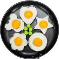stainless steel fried egg shaper non stick omelette mould diy breakfast egg pancake mold cooking tools kitchen accessories