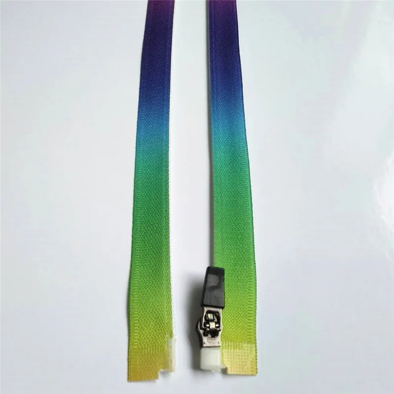 60 см (24 дюйма) 10 шт. 3 # цветные нейлоновые открывающиеся молнии подходят для одежды