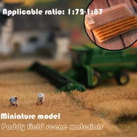 miniature model paddy field scene materials applicable 172 187 ho ratio landscape materials of train sand table lifelike