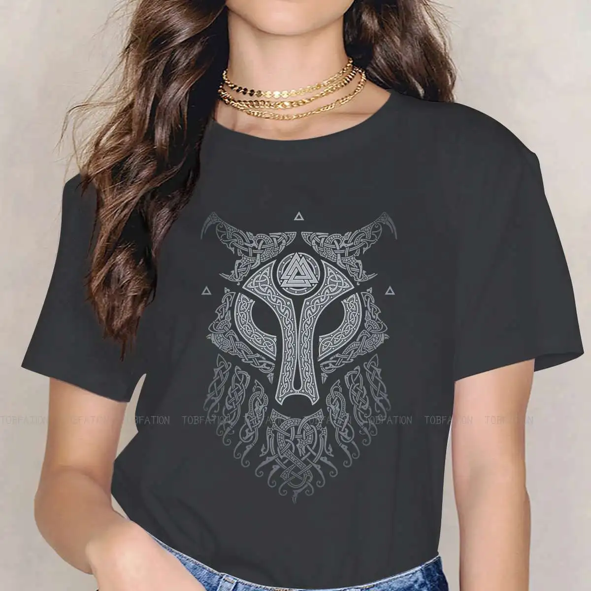 

Vikings TShirt for Woman Girl ULFHEDNAR 4XL Leisure Tee T Shirt Novelty Loose