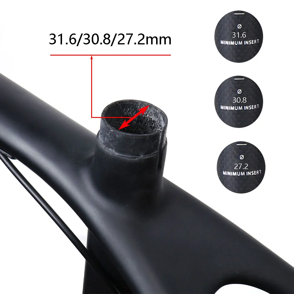 Full Carbon Fiber Bicycle Seatpost Mountain Bike Seatpost Road Bike Seatpost Ultralight Titanium Screw 27.2/30.9/31.6*300/350/40