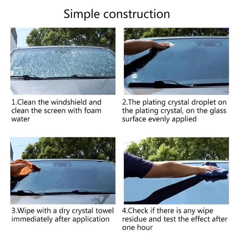

2021 New Super Hydrophobic Car Window Glass Rainproof Agent Anti-rain Waterproof Care