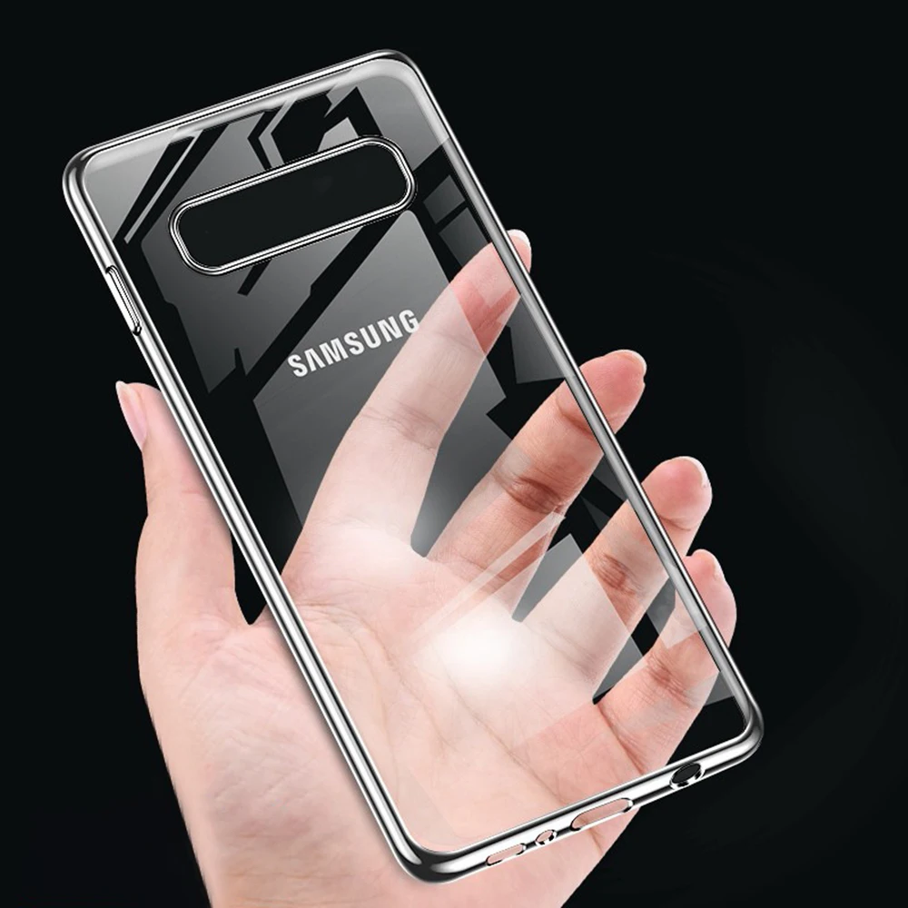 Eqvvol прозрачный мягкий ТПУ чехол для samsung Note 10 8 9 Pro S10 S9 S8 Plus S7 на Galaxy A50 A70 A60 A8 A6