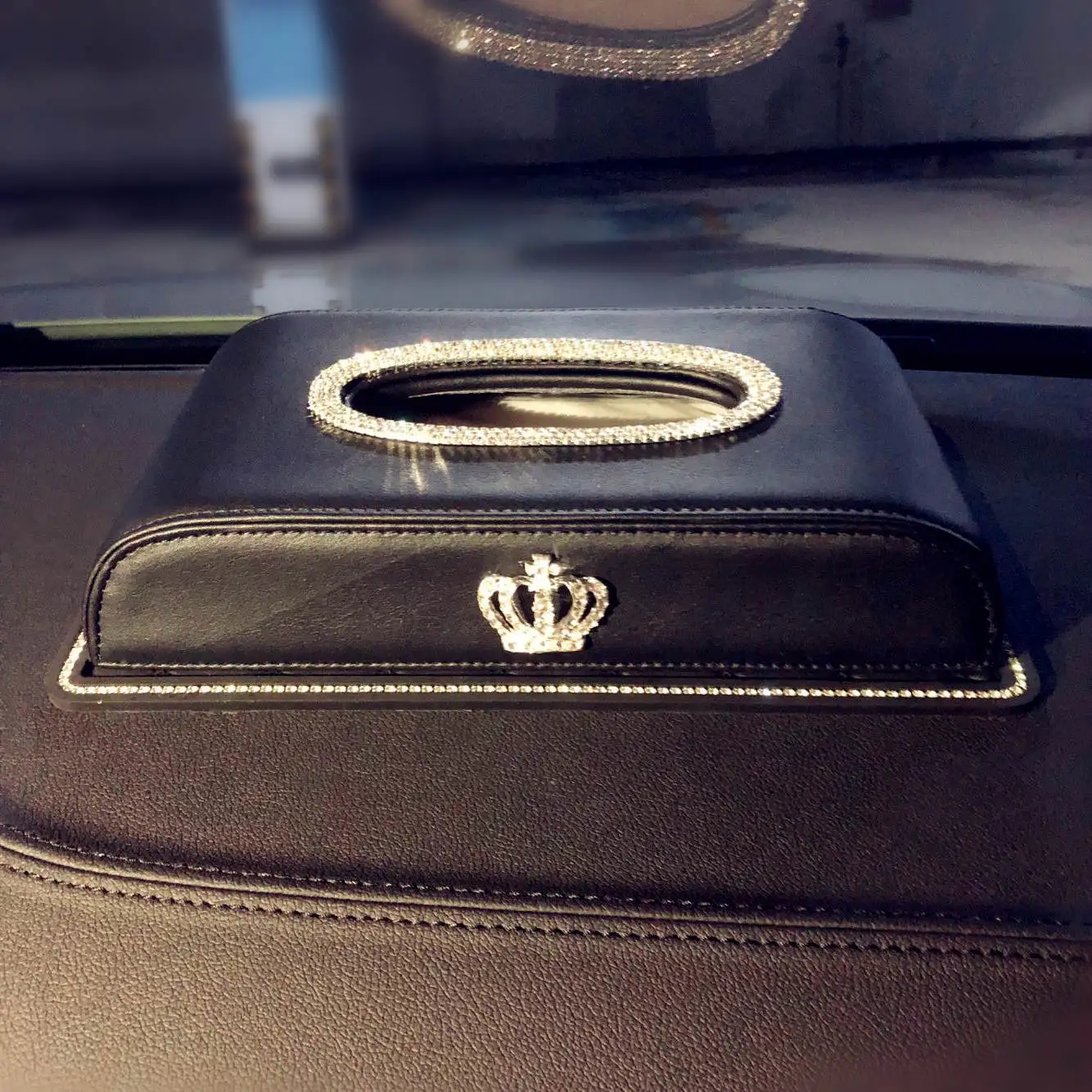 Автомобильная коробка для салфеток товары салона автомобиля креативный