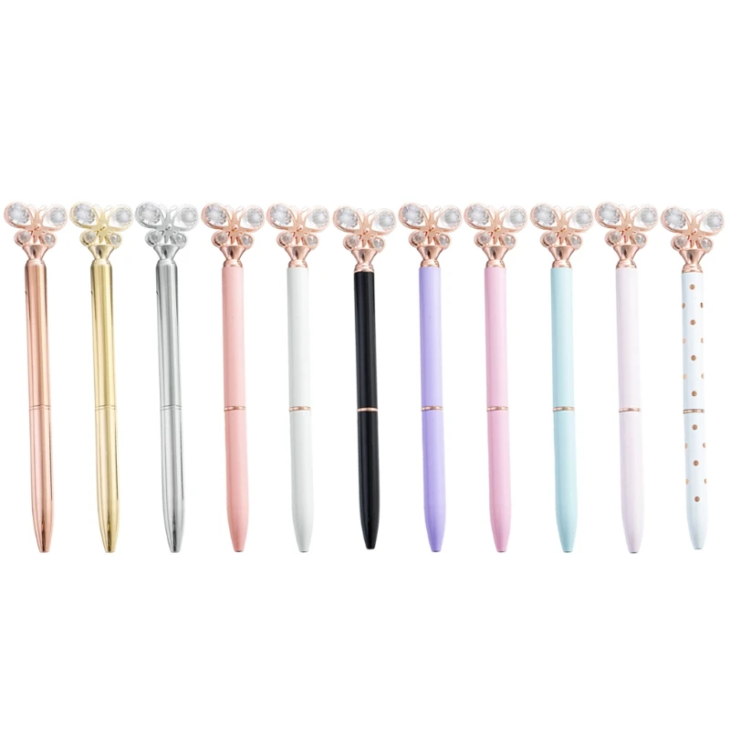 

Delicate Rotatable Ballpoint Pen Twist to Open Close Ideal for Teacher Business