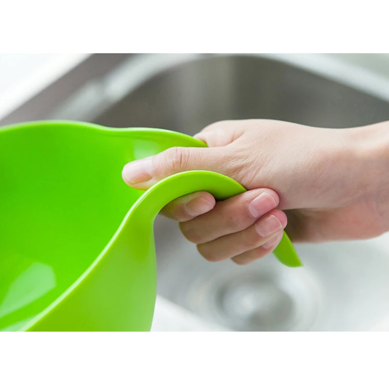 

Durable Rice Washing Filter Strainer Kitchen Tool Peas Sieve Basket Cleaning Gadget