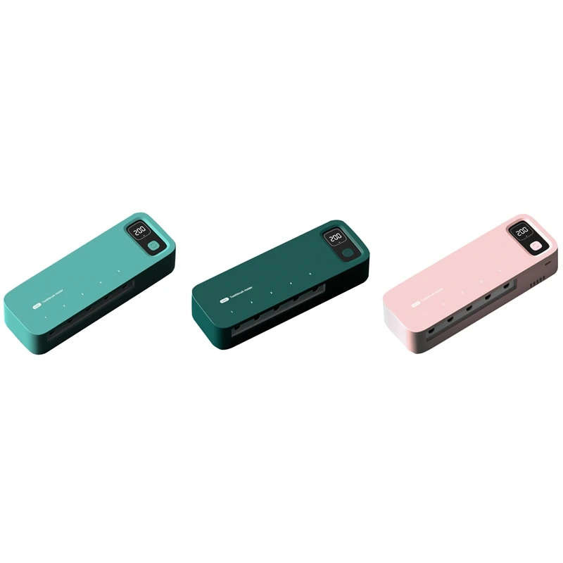

Toothbrush Holder Wall-Mounted Rechargeable and Auto Drying Toothbrush Holder Timing Function Tooth Brush Holder