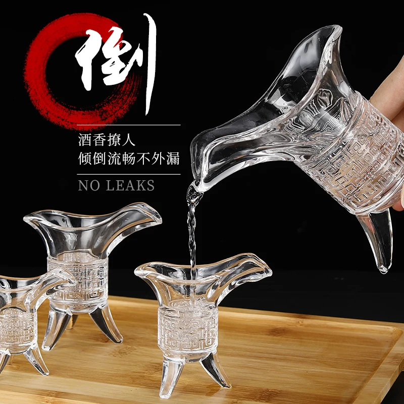 

Стакан 51-100 мл, креативный мини-стакан Baijiu в китайском стиле для дома, 2 стакана под старину, стакан для ликера.